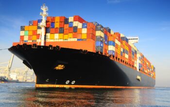 orange-black-loaded-container-ship-harbour